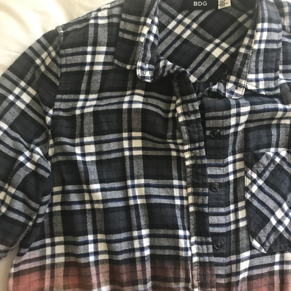 Urban Outfitters Ombre Flannel - Picture 4 of 7